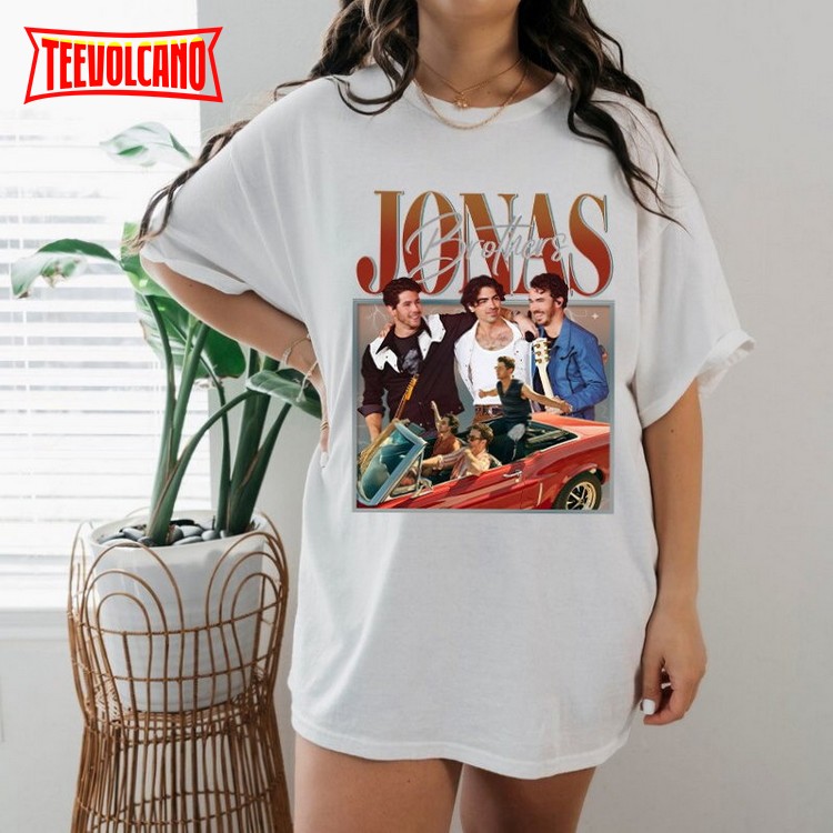 Jonas Five Albums One Night Tour Shirt, Jonas Brothers 2023 Tour Shirt V1