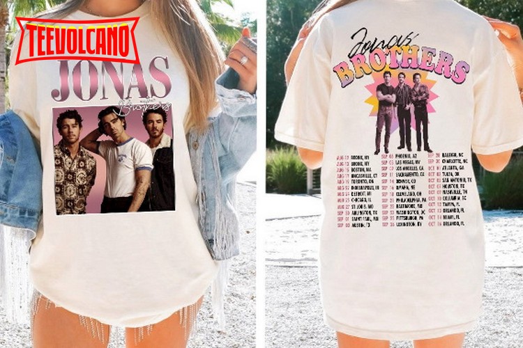 Jonas Five Albums One Night Tour Shirt, Jonas Brothers 2023 Tour Shirt V24