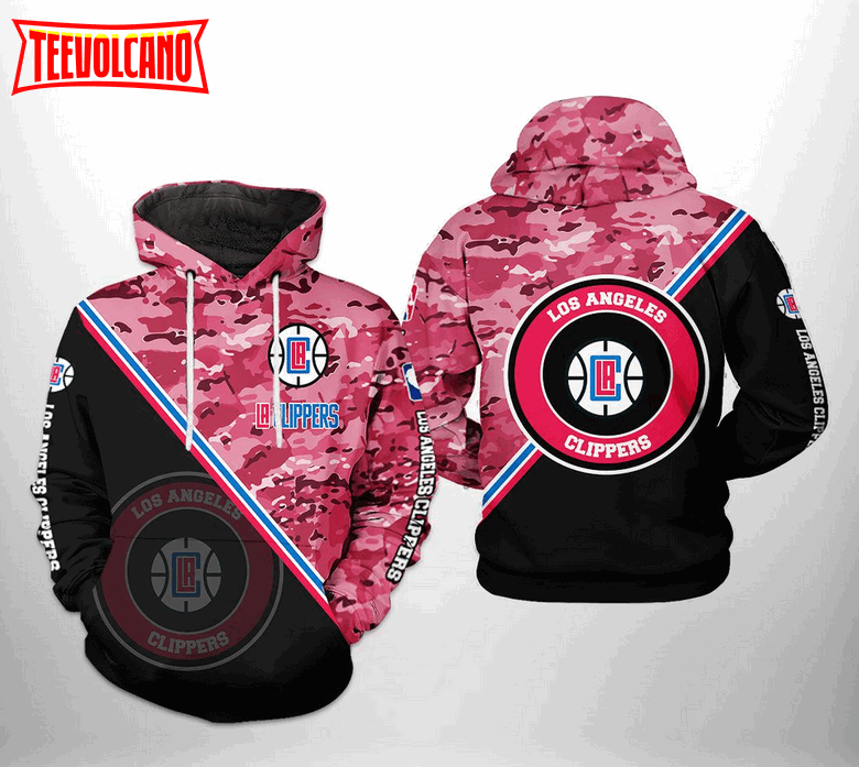 LA Clippers NBA US Camo Team 3D Printed Hoodie