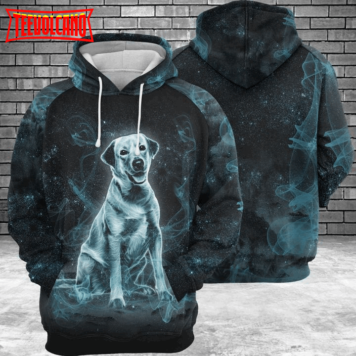 Labrador Retriever Galaxy 3D Printed Hoodie