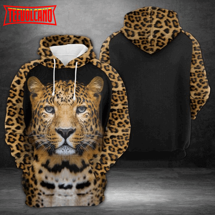 Leopard 3D Printed Hoodie