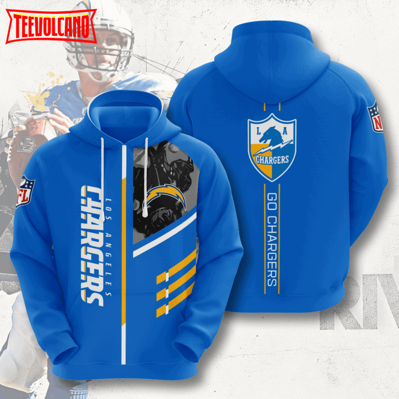 Los Angeles Chargers American Football 3D Printed Hoodie