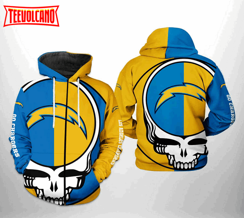 Los Angeles Chargers NFL Grateful Dead 3D Printed Hoodie