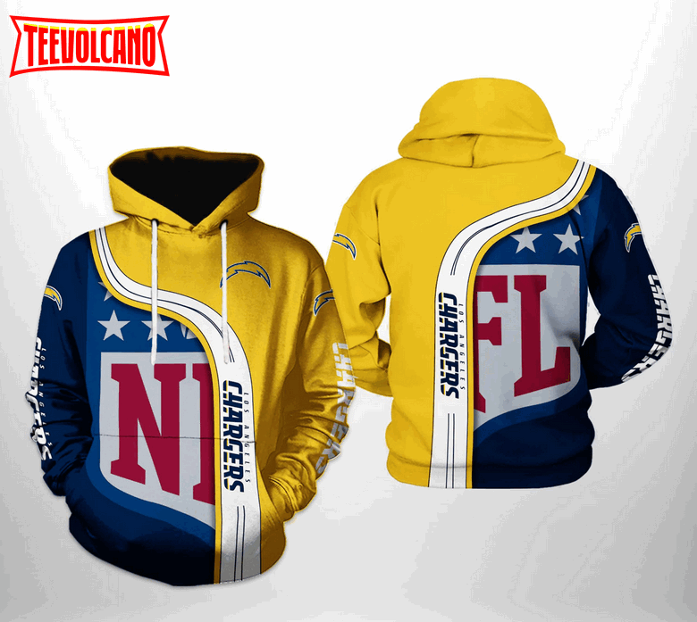 Los Angeles Chargers NFL Team 3D Printed Hoodie