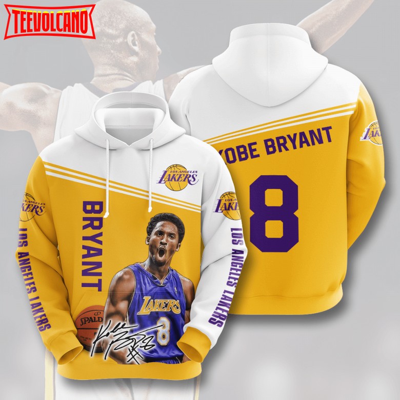 Los Angeles Lakers Kobe Bryant 3D Printed Hoodie