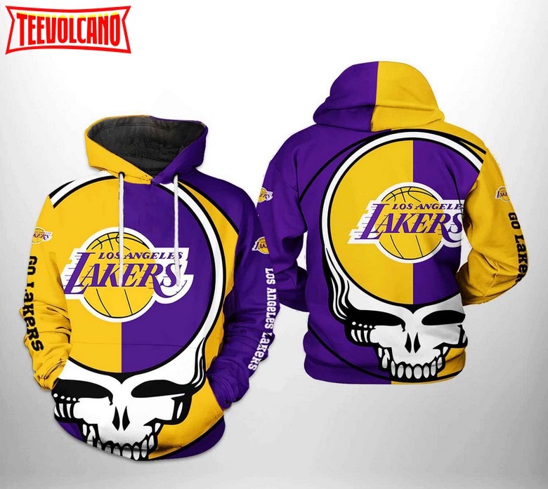 Los Angeles Lakers NBA Grateful Dead 3D Printed Hoodie