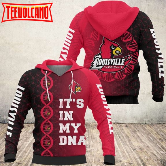 Louisville Cardinal 3D Printed Hoodie