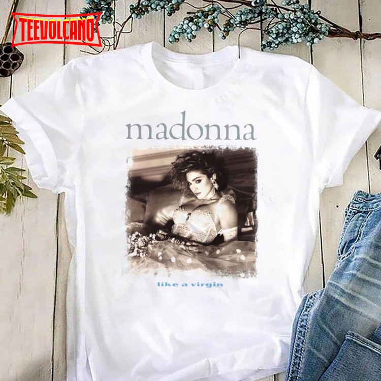 Madonna Like A Virgin T-Shirt, Madonna Shirt