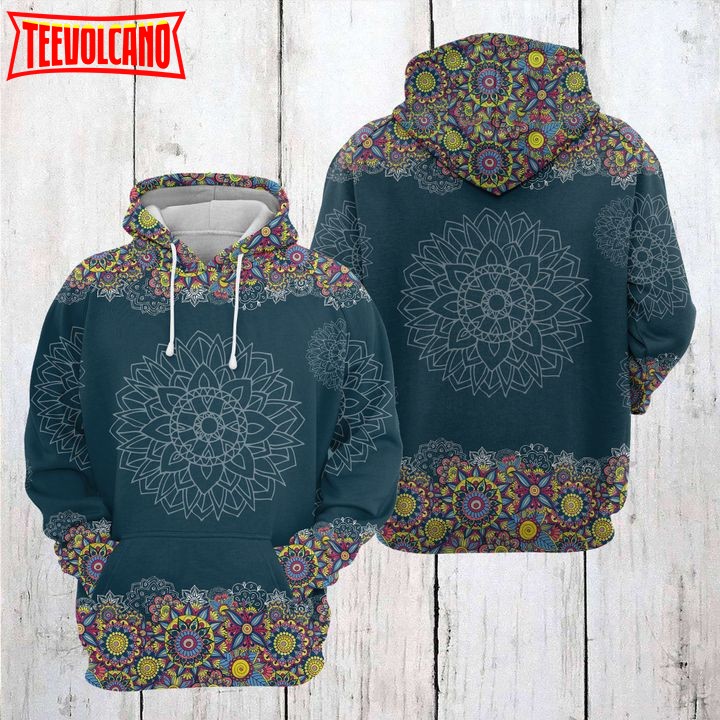 Mandala 3D Printed Hoodie