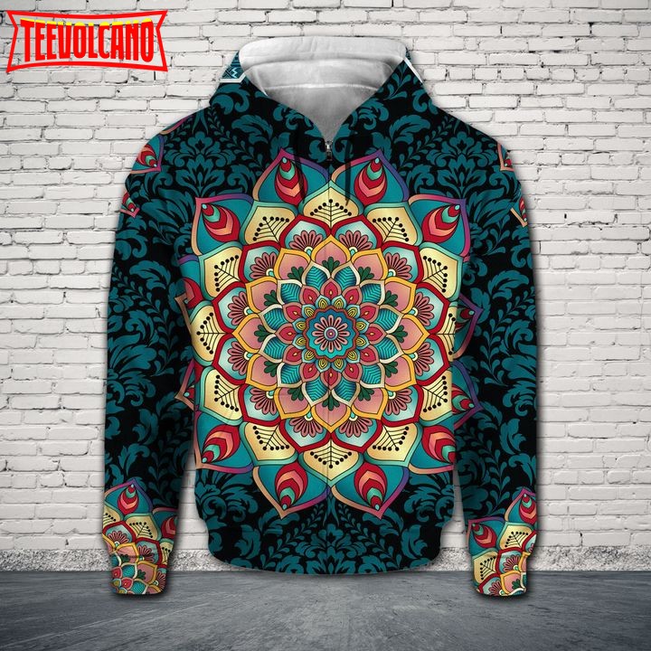 Mandala Beauty 3D Printed Hoodie