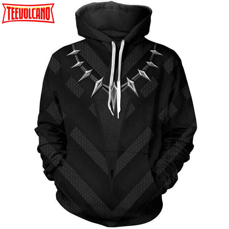 Marvel Black Panther 3D Printed Hoodie