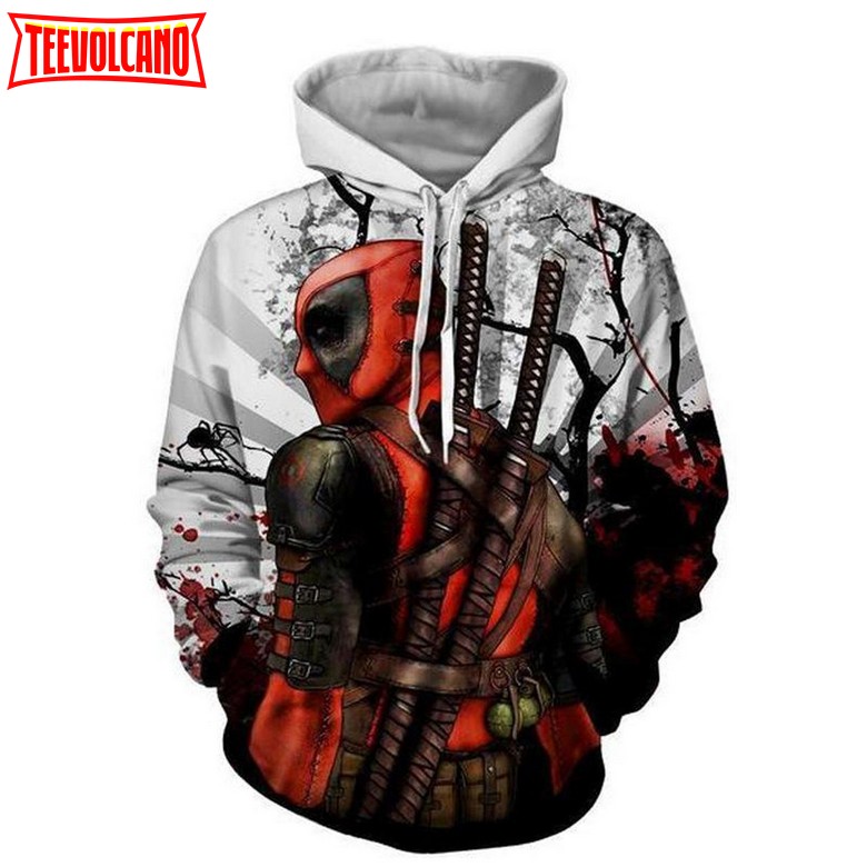 Marvel Deedpool 3D Printed Hoodie