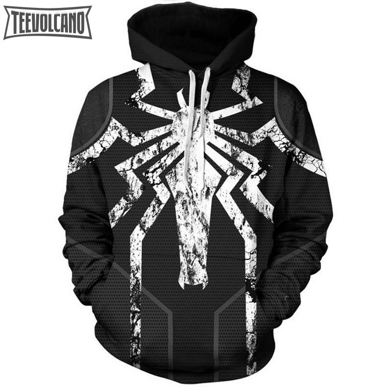 Marvel Venom Spider Man 3D Printed Hoodie