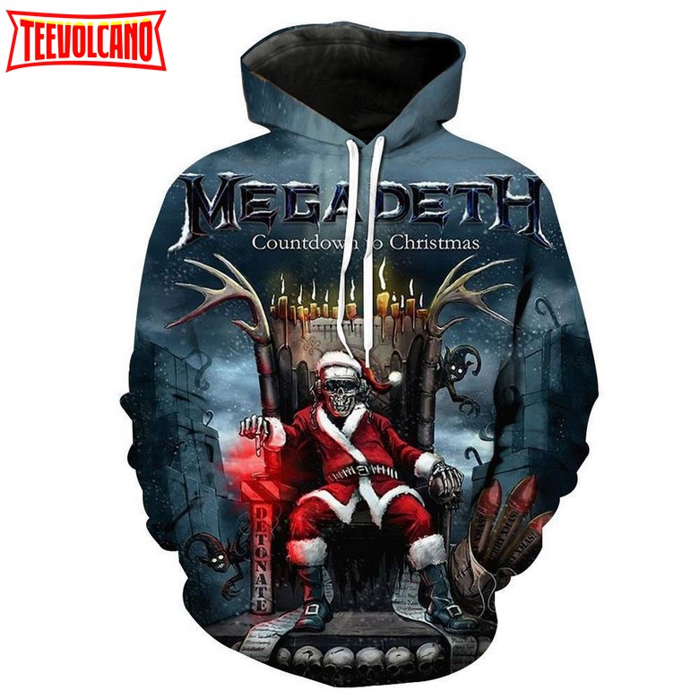 Megadeth 3D Printed Hoodie