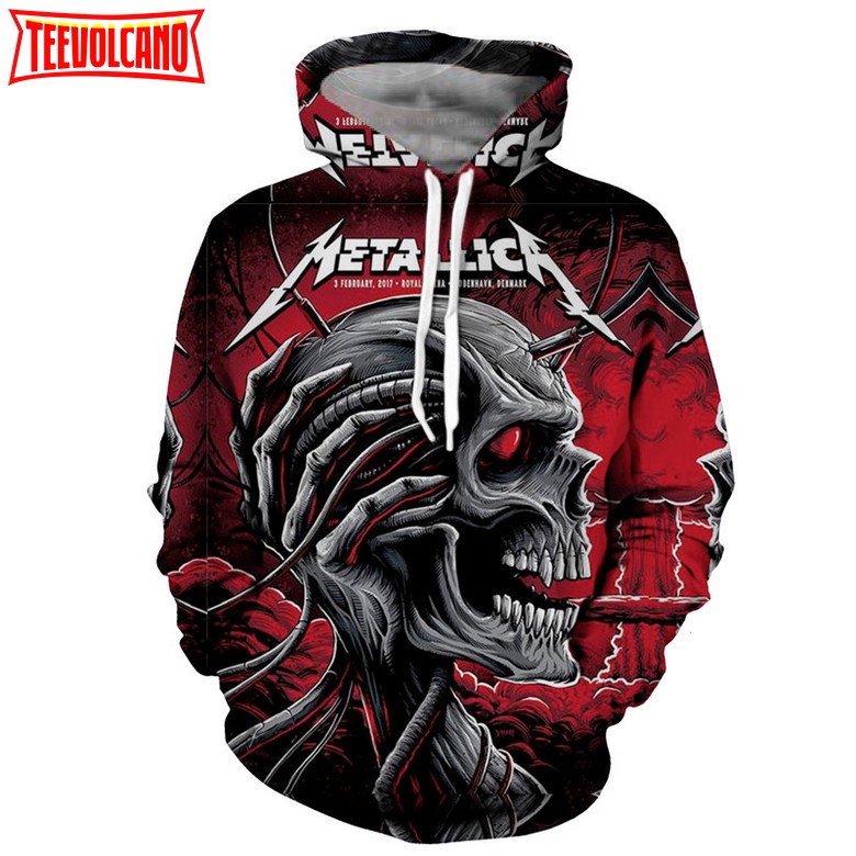 Metallica Men Hoodie 3D Printed Hoodie