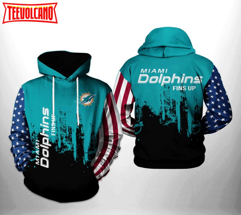 Miami Dolphins NFL Team US 3D Printed Hoodie