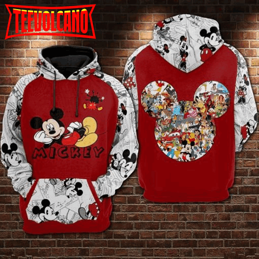 Mickey Lover 3D Printed Hoodie