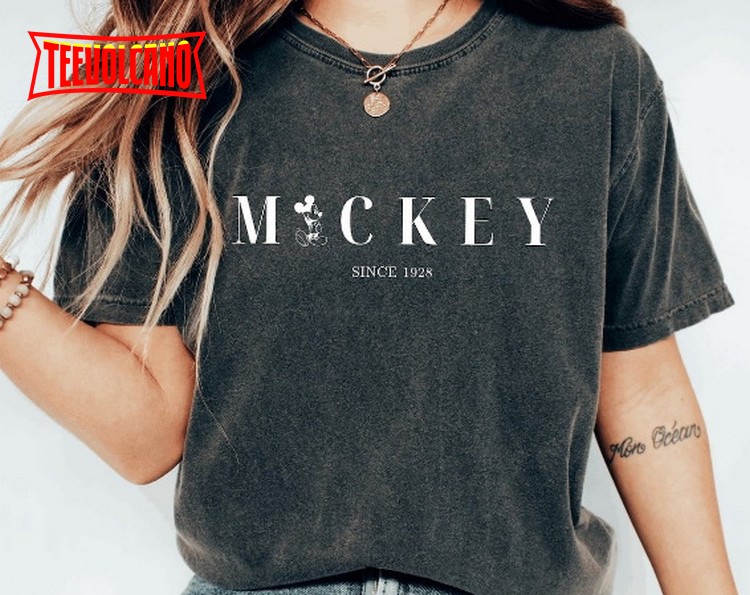 Mickey Since 1928 Vintage T-Shirt, Retro Disney Shirt, Disneyland Shirt