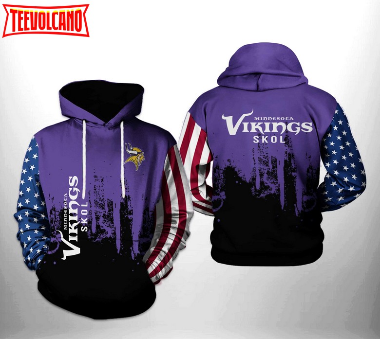 Minnesota Vikings NFL Team US 3D Printed Hoodie