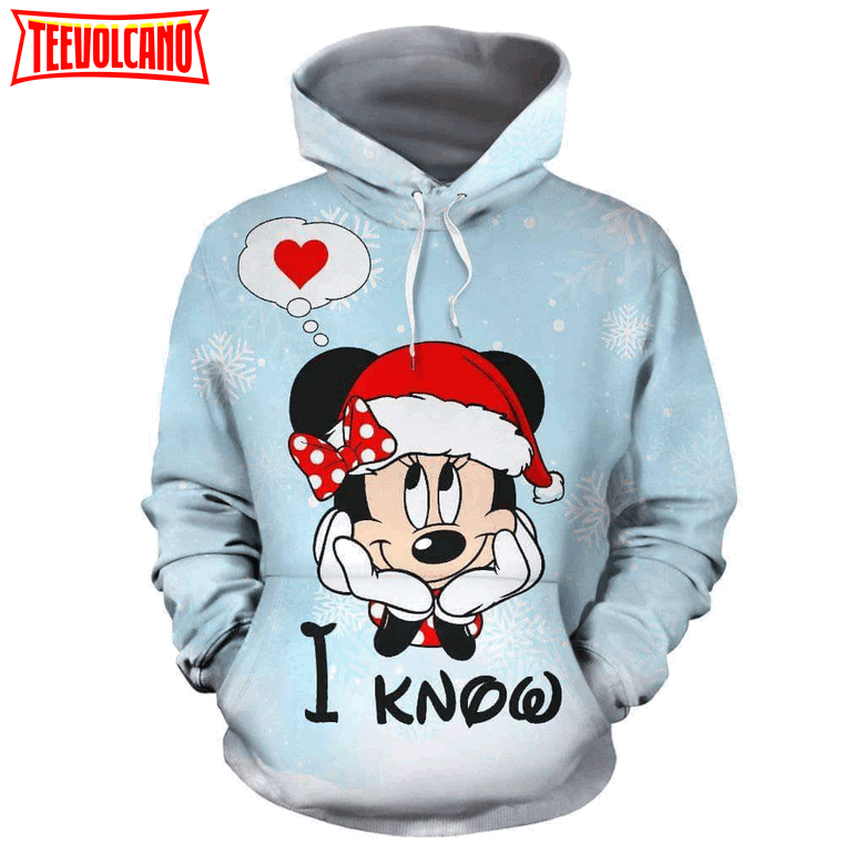 Minnie I Know 3D Printed Hoodie