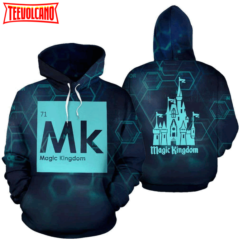 MK The Magic Kingdom 3D Printed Hoodie