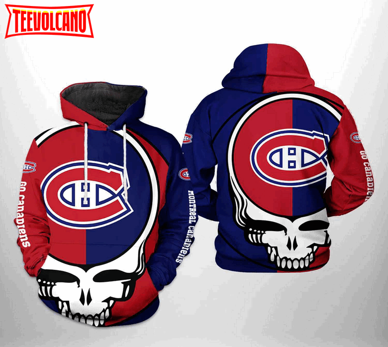 Montral Canadiens NHL Grateful Dead 3D Printed Hoodie