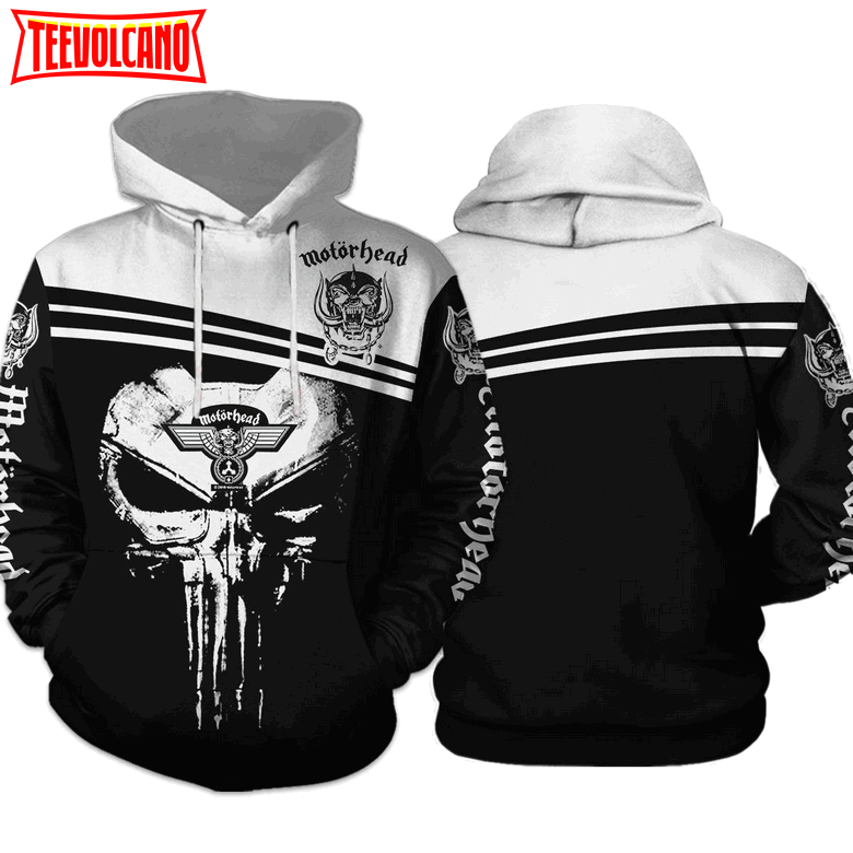 Motorhead Lovers Heavy Metal Hard Rock Punisher 3D Printed Hoodie