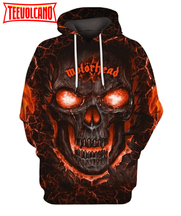 Motrhead Lava Skull 3D Printed Hoodie