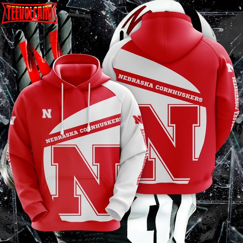 Ncaa Nebraska Cornhuskers 3D Printed Hoodie