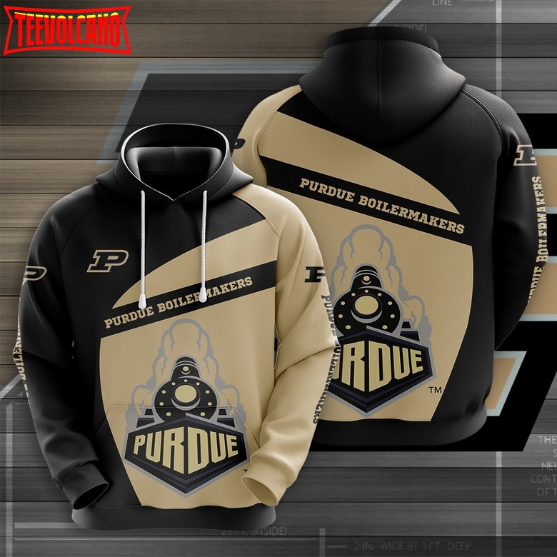 Ncaa Purdue Boilermakers 3D Printed Hoodie