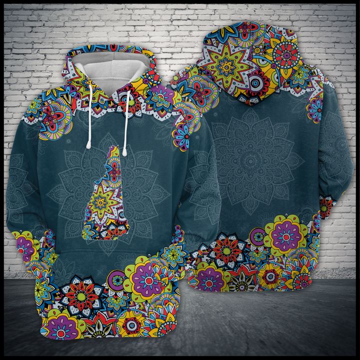 New Hampshire State Mandala 3D Printed Hoodie