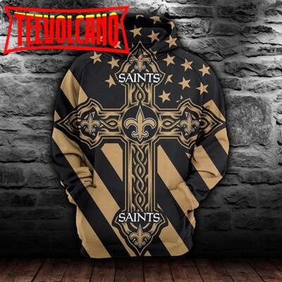 New Orleans Saints 3D Printed Hoodie