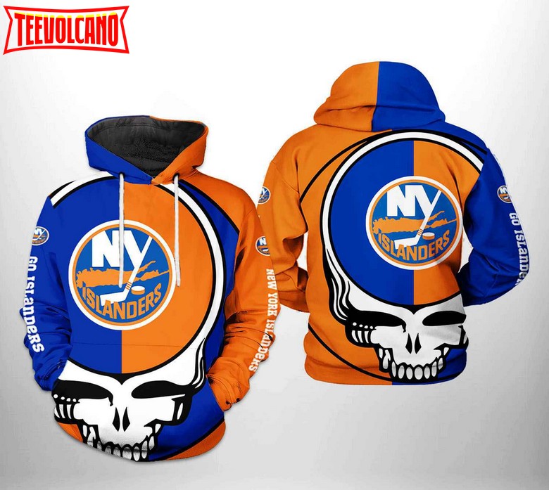 New York Islanders NHL Grateful Dead 3D Printed Hoodie