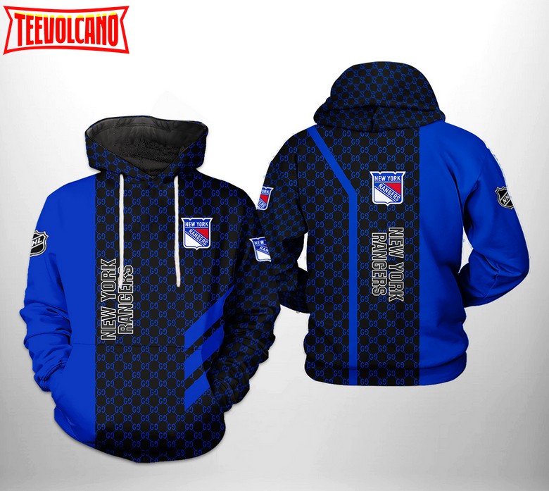 New York Rangers NHL 3D Printed Hoodie