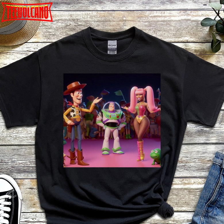 Nicki Minaj Animated Shirt, Write A Rap, Pink Friday 2 Tour T-Shirt