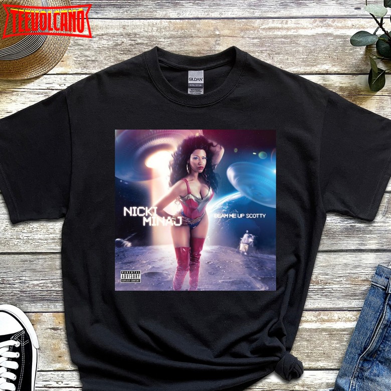 Nicki Minaj Shirt, Beam Me Up Scotty Album Cover, Pink Friday 2 shirt