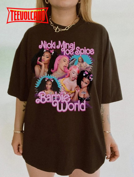 Nicki Minaj x Ice Spice Barbie World Vintage T-Shirt, Nicki Minaj Shirt