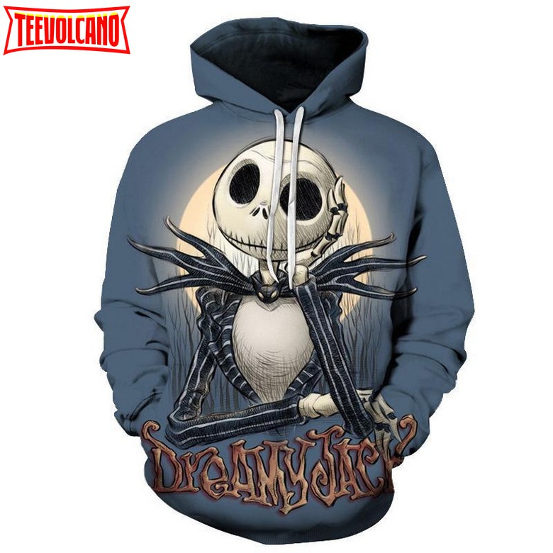 Nightmare Before Christmas Dreamy Jack 3D Printed Hoodie