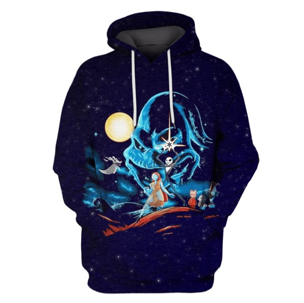 Nightmare Before Christmas Star Wars Mashup 3D Printed Hoodie