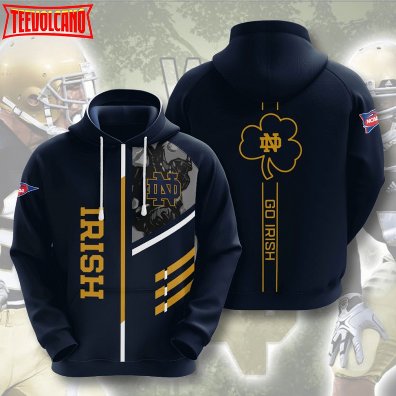 Notre Dame Fighting Irish American Football 3D Printed Hoodie