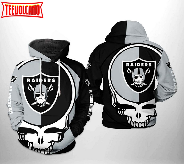 Oakland Raiders NFL Grateful Dead 3D Printed Hoodie