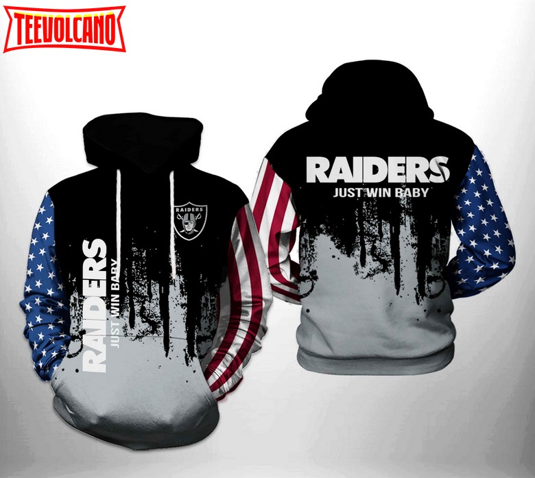 Oakland Raiders NFL Team US 3D Printed Hoodie