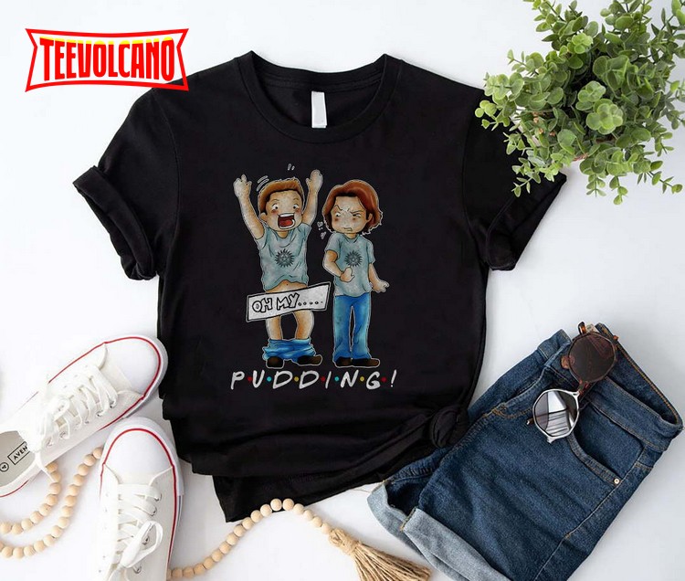 Pudding Dean & Sam Winchester Funny Supernatural T-Shirt