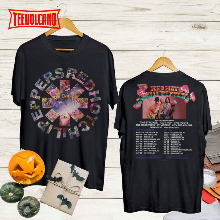 Red Hot Chili Peppers 2023 Tour Shirt, Red Hot Chili Peppers Shirt