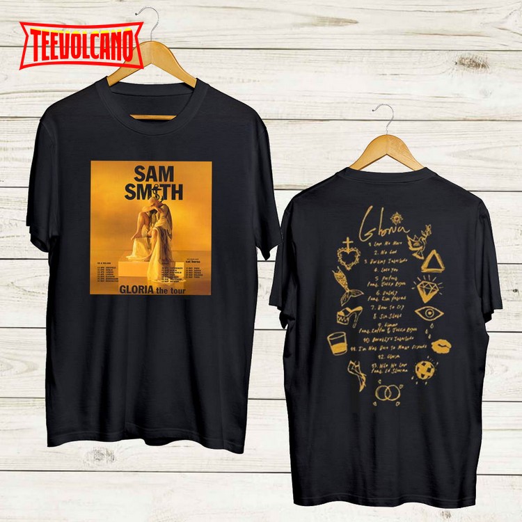 Sam Smith Gloria World Tour 2023 Shirt, Sam Smith All Size T shirt