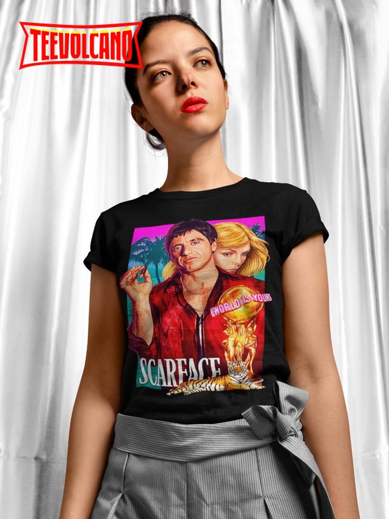 Scarface Movie Poster 80’s Movie Nostalgia Shirt