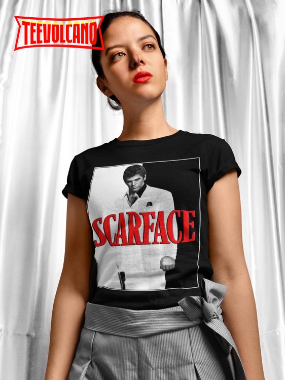 Scarface Soft T-Shirt, Scarface Movie Poster 80s Vintage Graphic T Shirt