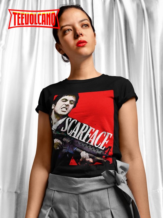 Scarface Soft T-Shirt, Scarface Movie Poster T Shirt, 80’s Movie Nostalgia Shirt