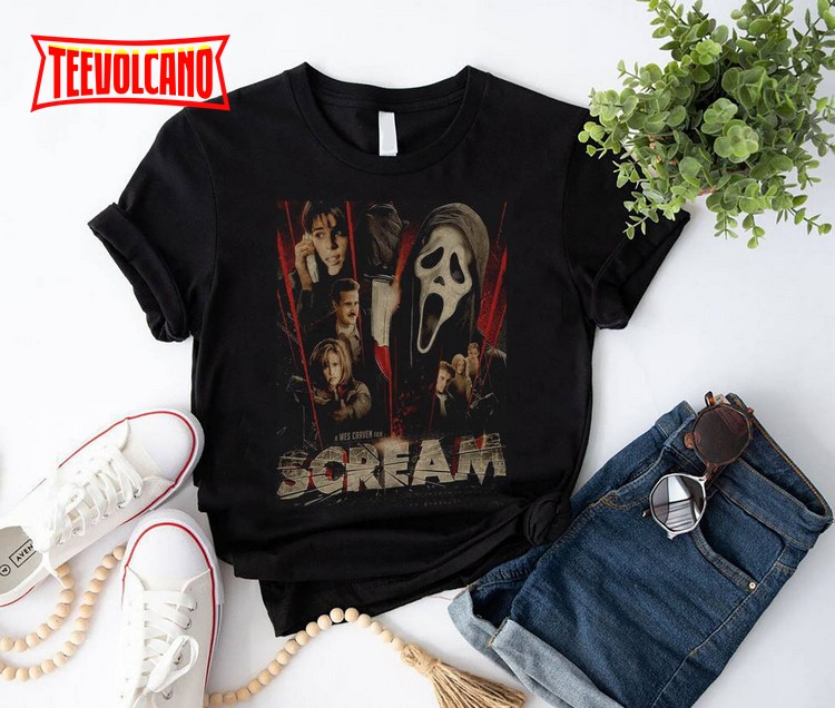 Scream Horror T-Shirt, Ghost Face Shirt, Ghostface Scream Shirt