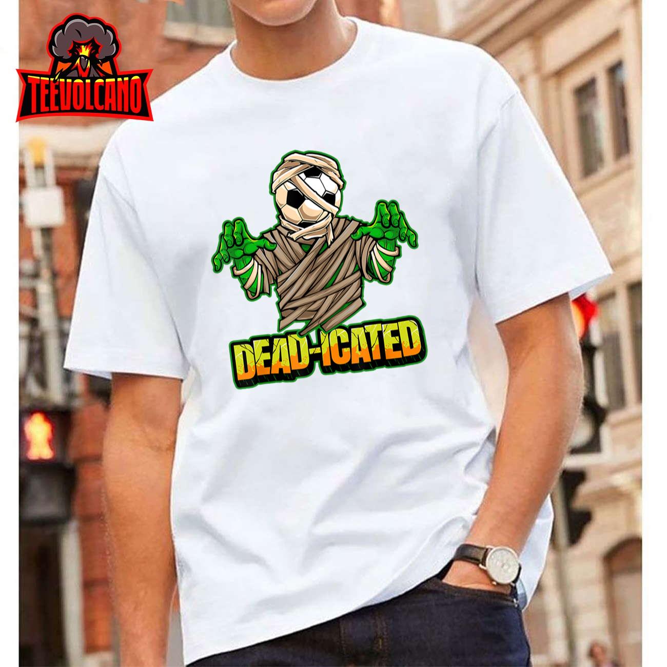 Zombie Soccer Player Scary Soccer Halloween T-Shirt